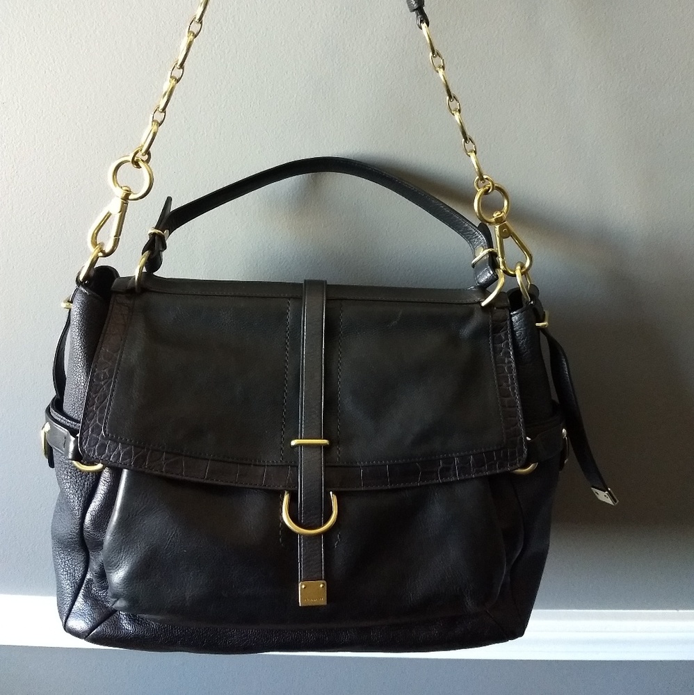 Coach Black Leather Bag